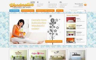 wandmotive.com Webseiten Screenshot
