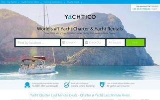 Yachtico Webseiten Screenshot
