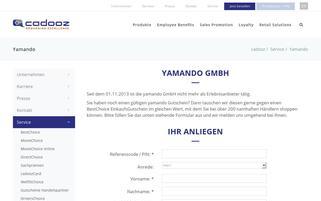 yamando.de Webseiten Screenshot