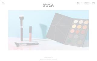 Zoeva Webseiten Screenshot