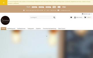 zuiano.de Webseiten Screenshot