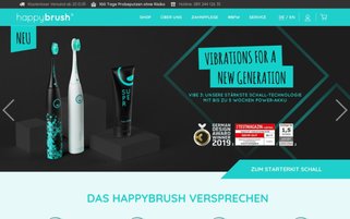 happybrush Webseiten Screenshot