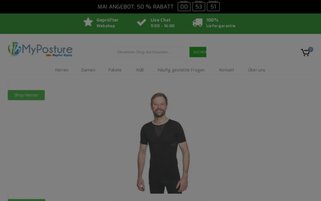 My Posture Webseiten Screenshot