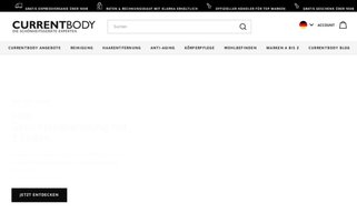 Currentbody Webseiten Screenshot
