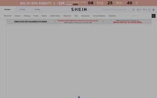 SHEIN Webseiten Screenshot
