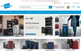 Koffermarkt Webseiten Screenshot