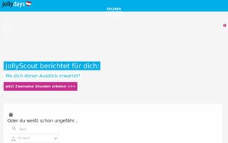 jollydays Österreich Webseiten Screenshot