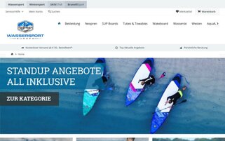 WassersportEuropa Webseiten Screenshot