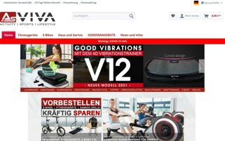 AsVIVA Webseiten Screenshot