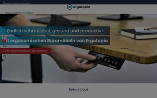 Ergotopia Webseiten Screenshot