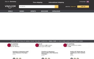 VINO Webseiten Screenshot