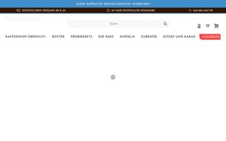 Espresso International Webseiten Screenshot