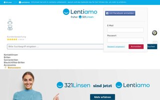 Lentiamo Webseiten Screenshot