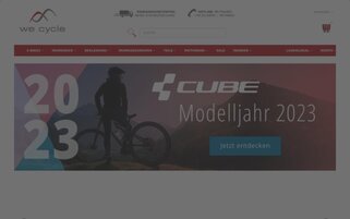 we cycle Webseiten Screenshot