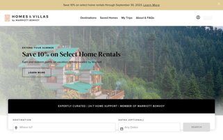 Homes & Villas Webseiten Screenshot