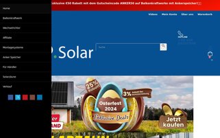 EPP Solar Webseiten Screenshot