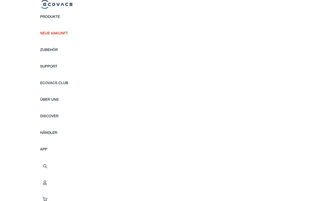 ECOVACS Webseiten Screenshot