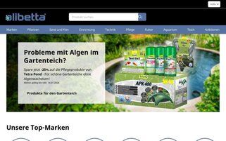 Olibetta Webseiten Screenshot