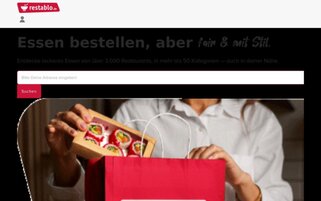 Restablo Webseiten Screenshot